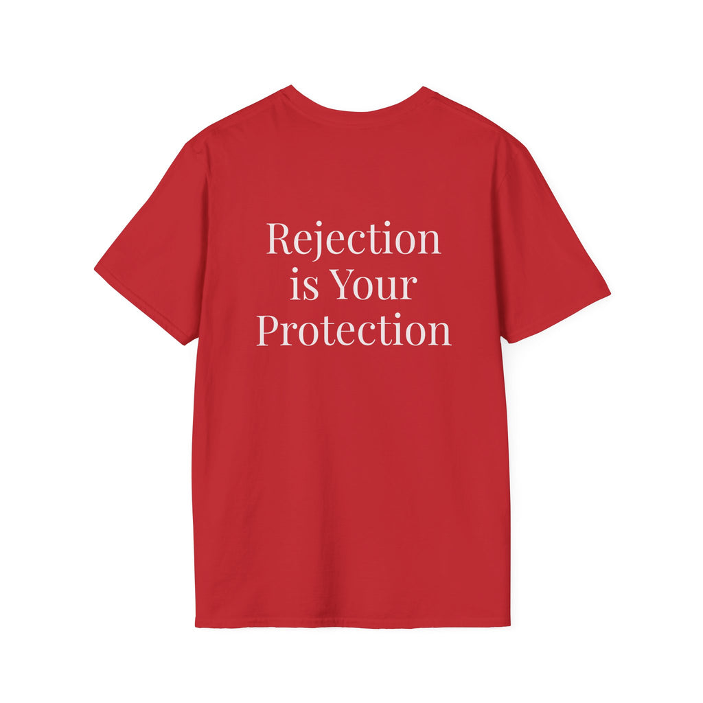 God Says “Rejection Is Your Protection” T-Shirt – Faith-Based Christian Graphic Tee