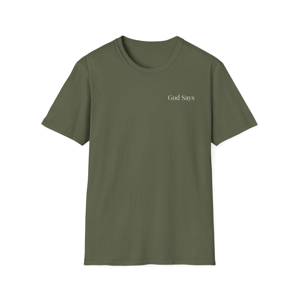 God Says “He is preparing you before He promotes you” T-Shirt – Faith-Based Christian Graphic Tee