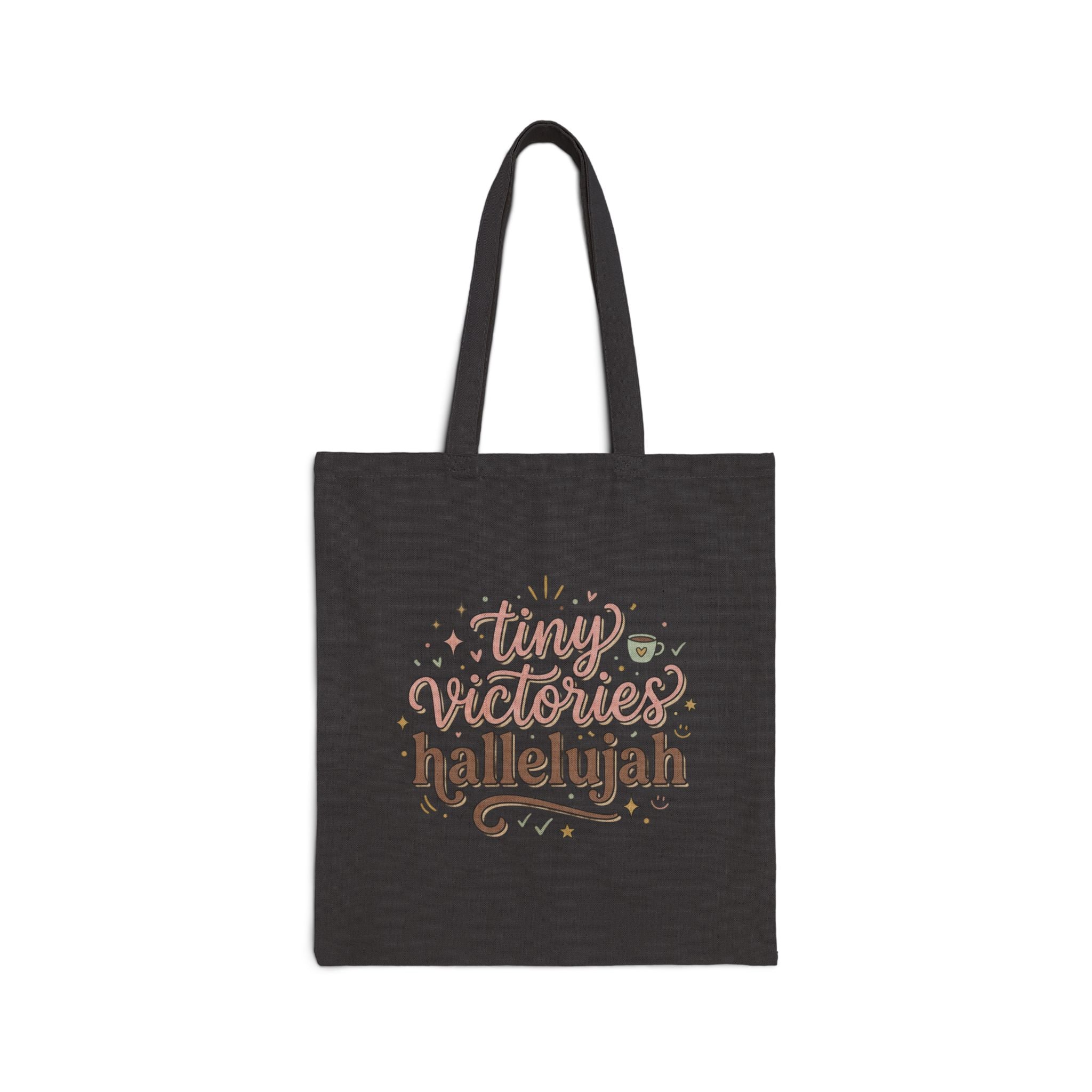 tiny victories hallelujah Tote | everything hallelujah, gratitude humor