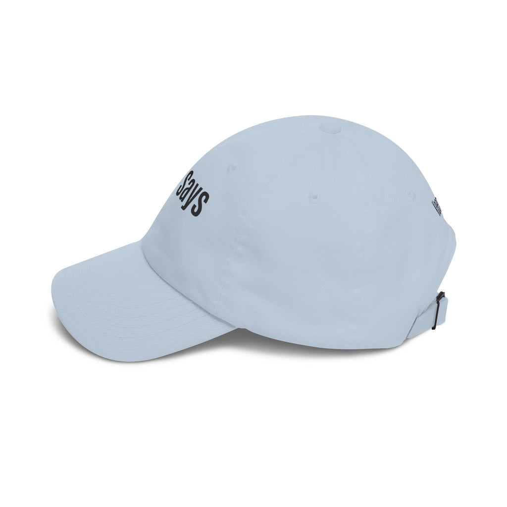 God Says Keep Going Adjustable Baseball Cap Embroidered Front and Back