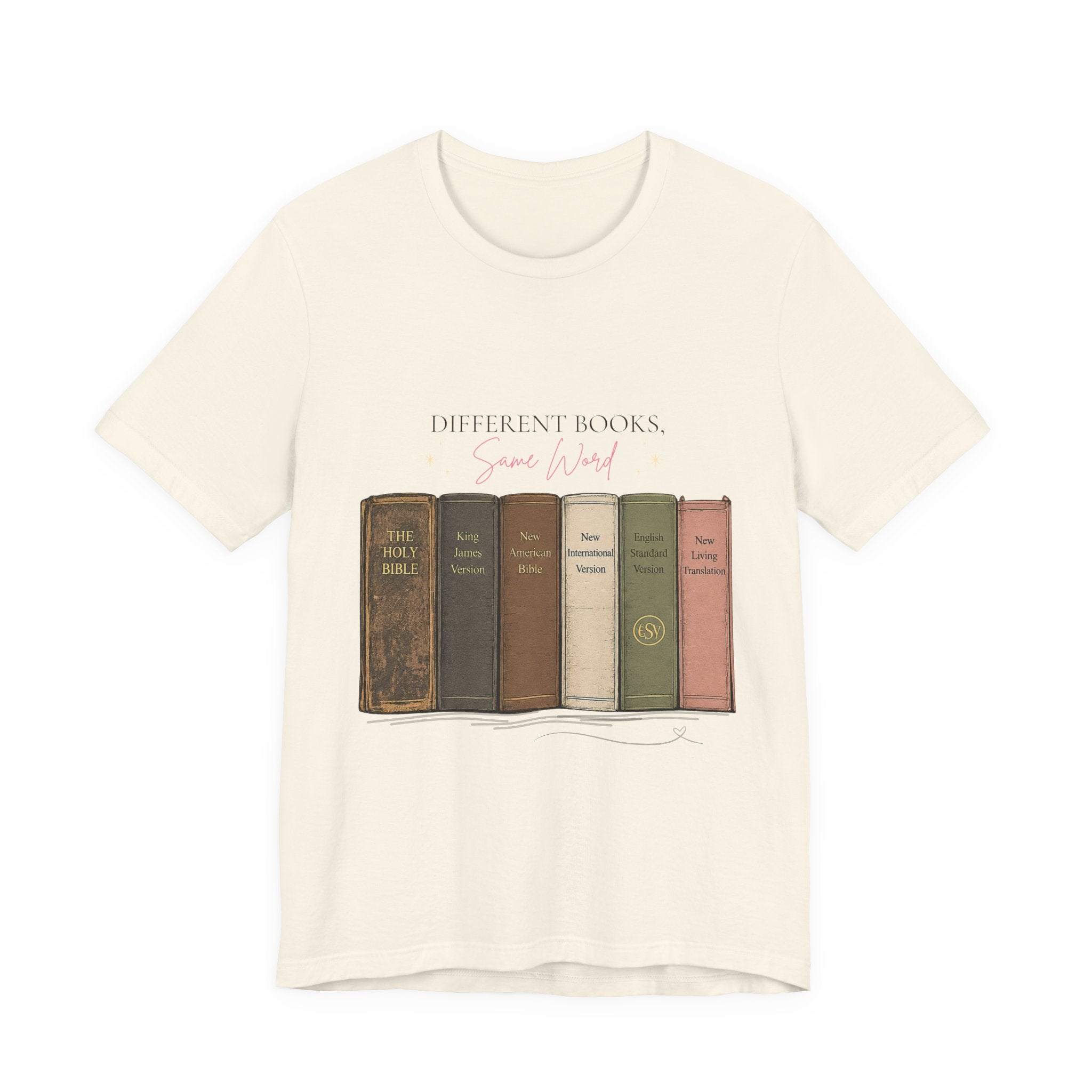Vintage Books Graphic Tee — “Different Books. Same Story.” Literary T‑Shirt for Readers