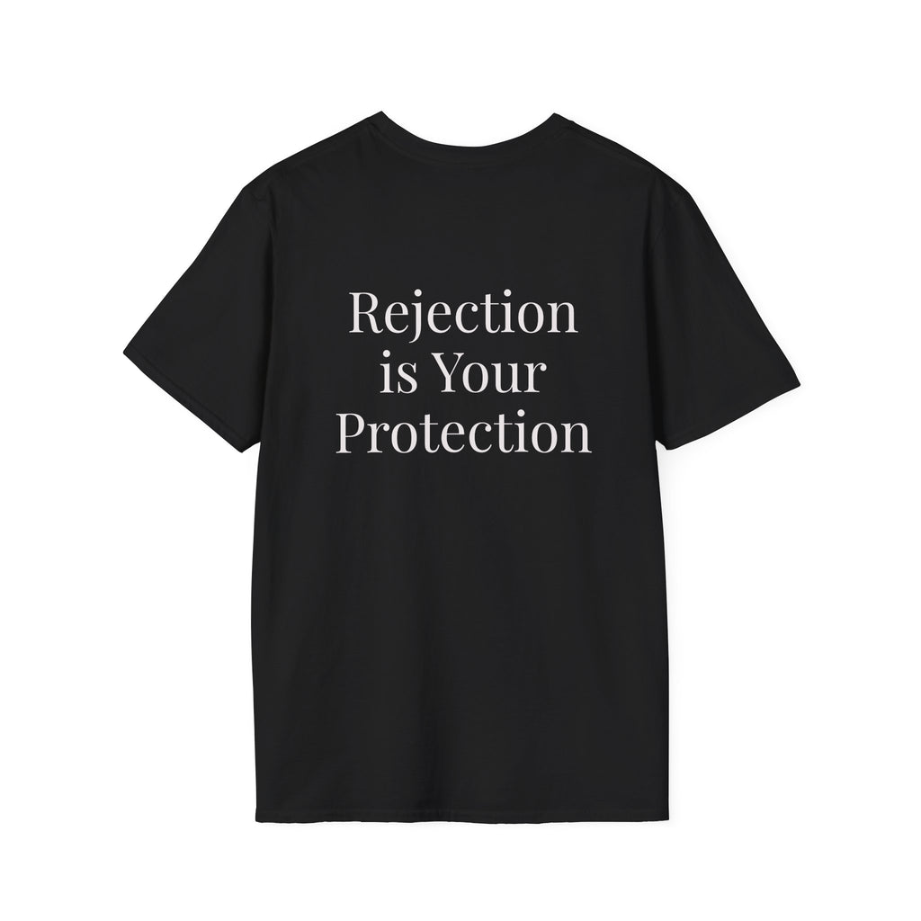God Says “Rejection Is Your Protection” T-Shirt – Faith-Based Christian Graphic Tee