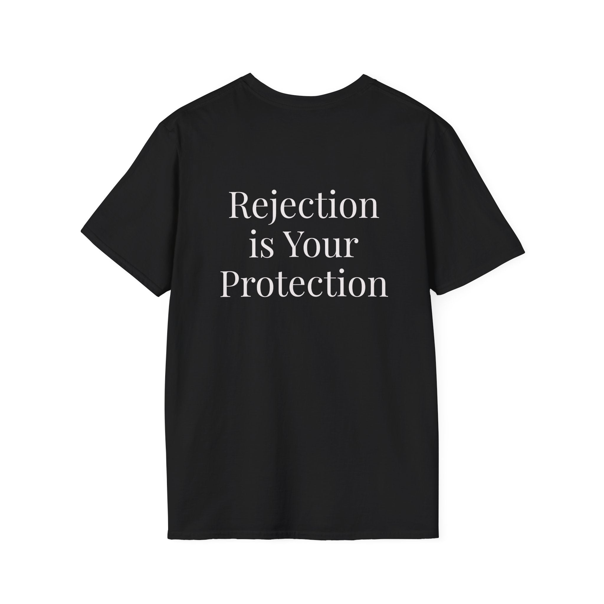 God Says “Rejection Is Your Protection” T-Shirt – Faith-Based Christian Graphic Tee