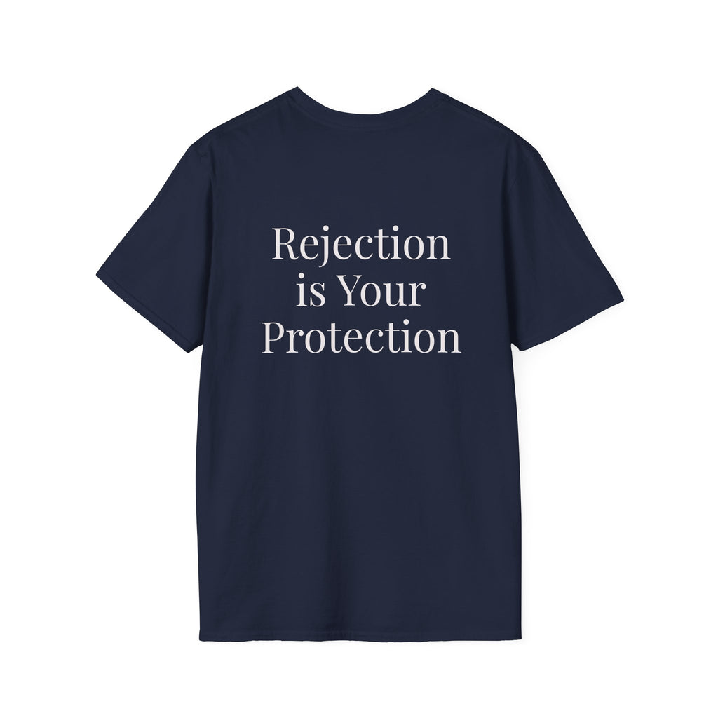 God Says “Rejection Is Your Protection” T-Shirt – Faith-Based Christian Graphic Tee