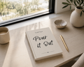 God Says “Pour it Out” Journal | Faith-Based Hardcover Notebook— Christian Inspirational Prayer Notebook