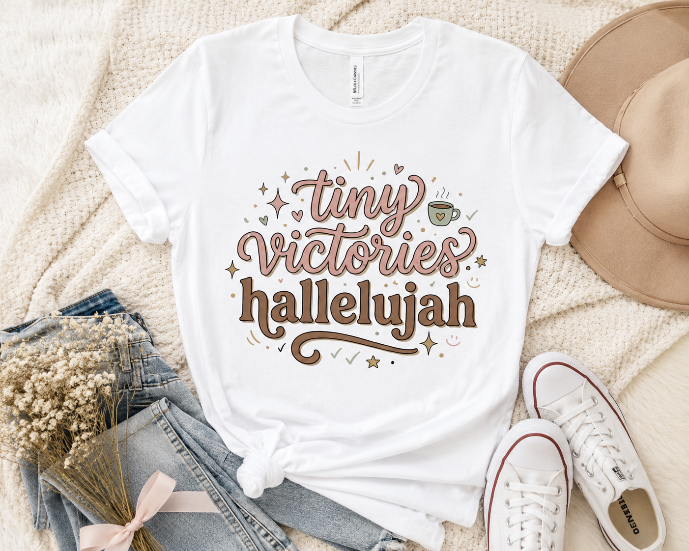 Tiny Victories Hallelujah Tee | everything hallelujah, micro-joy multiple colors