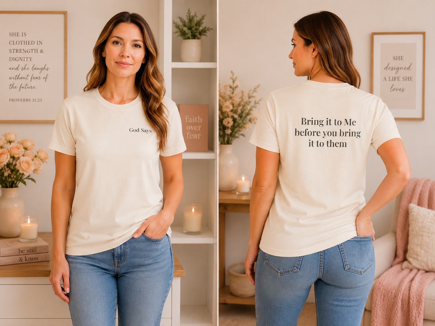 God Says "Bring it to Me before you bring it to them" T-Shirt | Faith Based Apparel