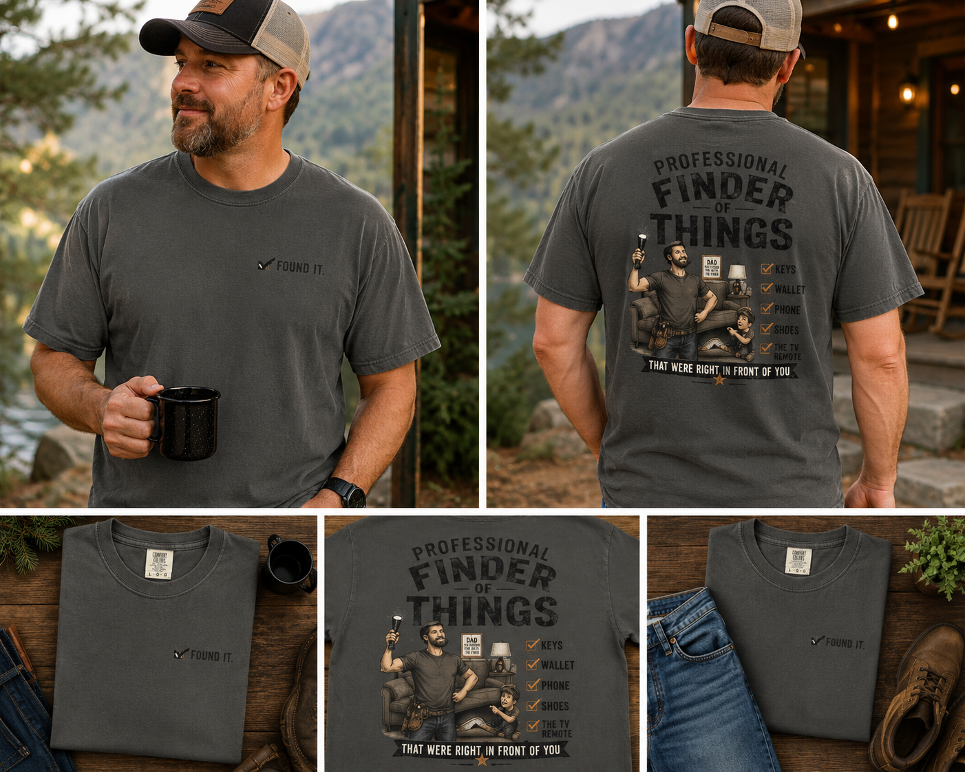 Professional Finder of Things T-Shirt | Funny Dad Shirt | Father's Day Gift