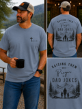 Raising Them With Prayer & Dad Jokes Comfort Colors® Shirt | Christian Dad Gift | Faith-Based Father's Day Tee