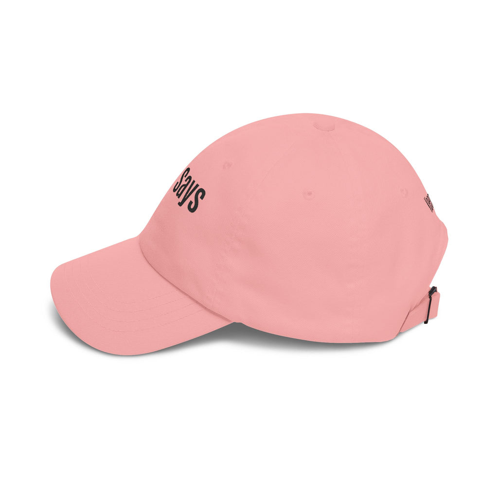 God Says Keep Going Adjustable Baseball Cap Embroidered Front and Back