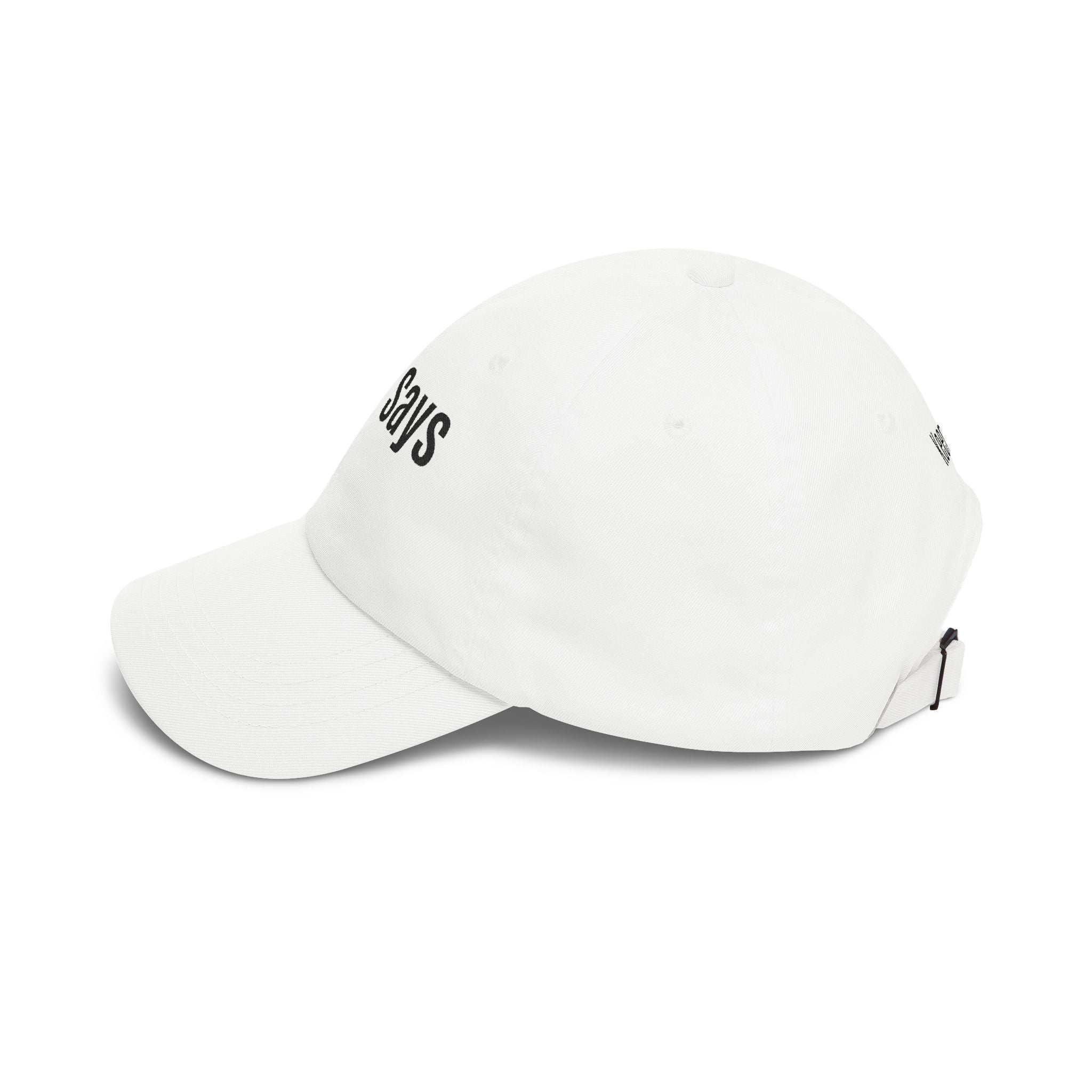 God Says Keep Going Adjustable Baseball Cap Embroidered Front and Back