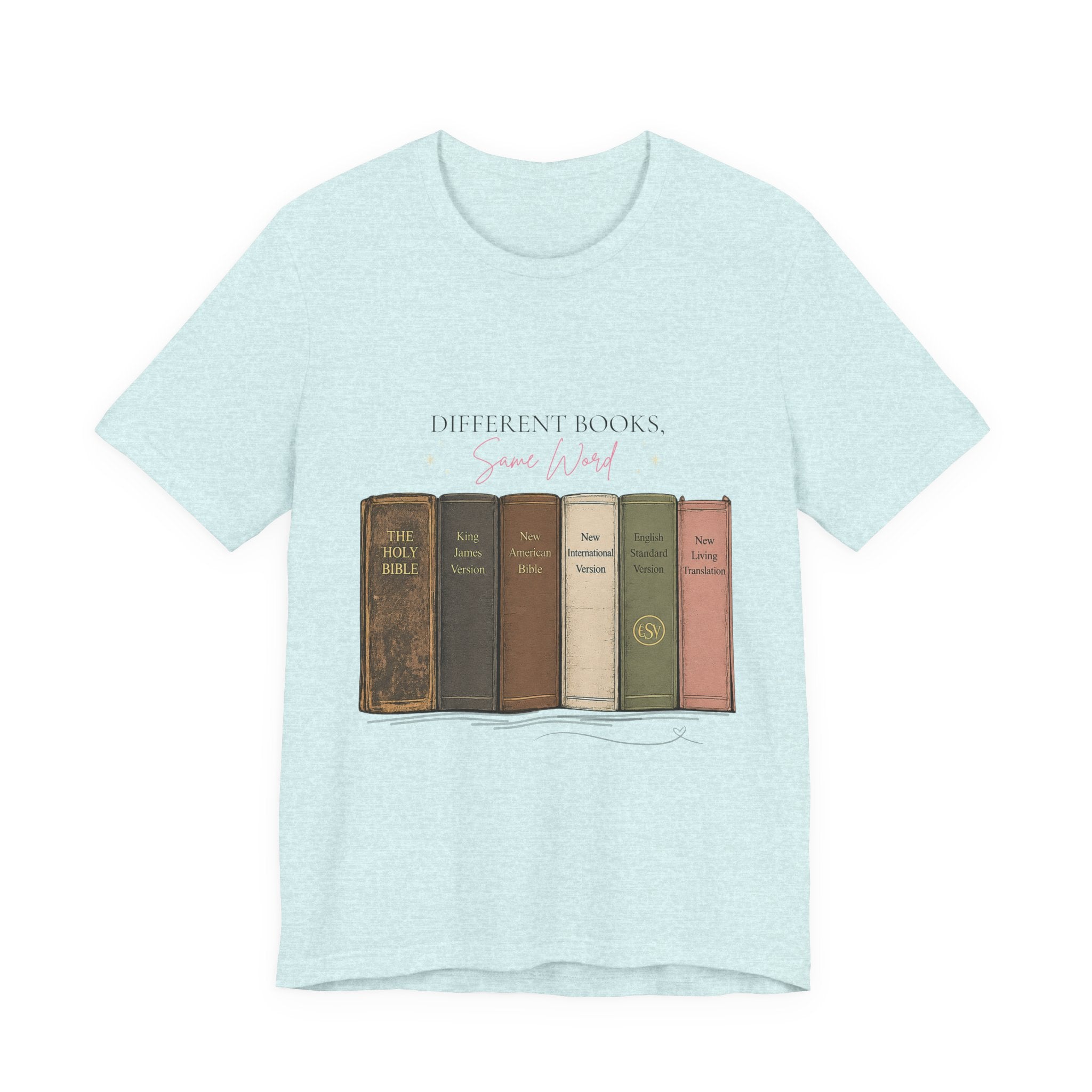 Vintage Books Graphic Tee — “Different Books. Same Story.” Literary T‑Shirt for Readers