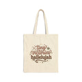 tiny victories hallelujah Tote | everything hallelujah, gratitude humor