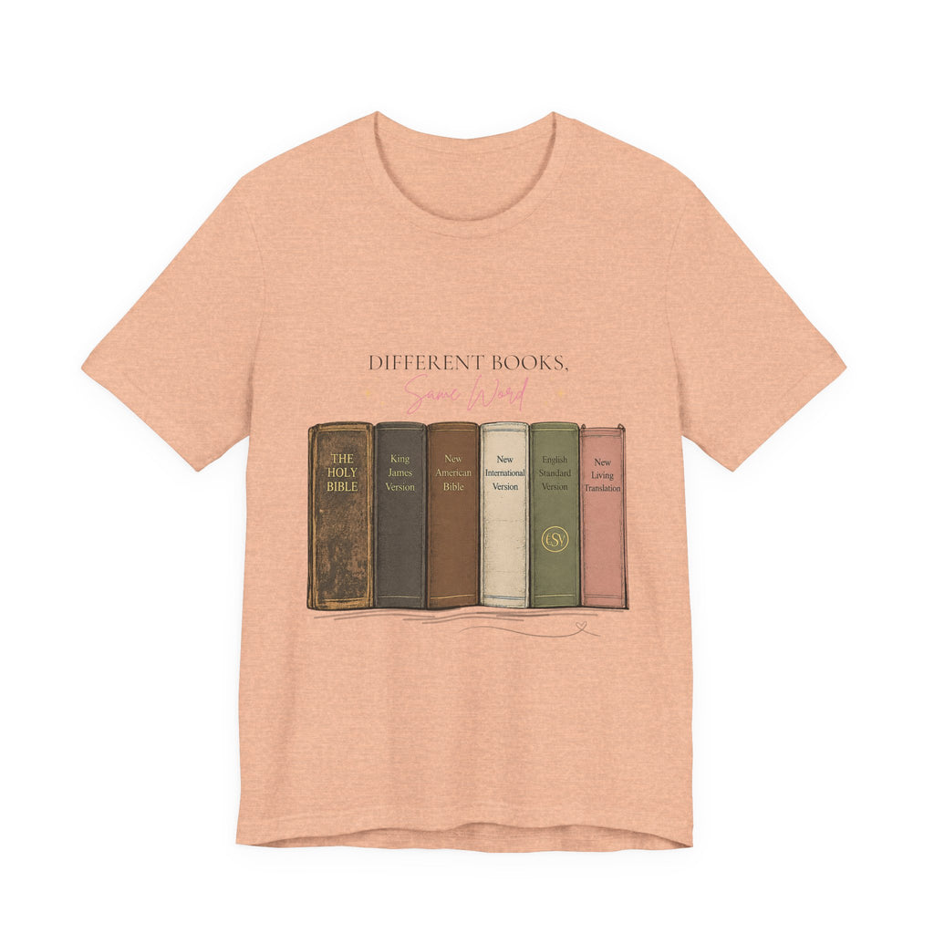 Vintage Books Graphic Tee — “Different Books. Same Story.” Literary T‑Shirt for Readers