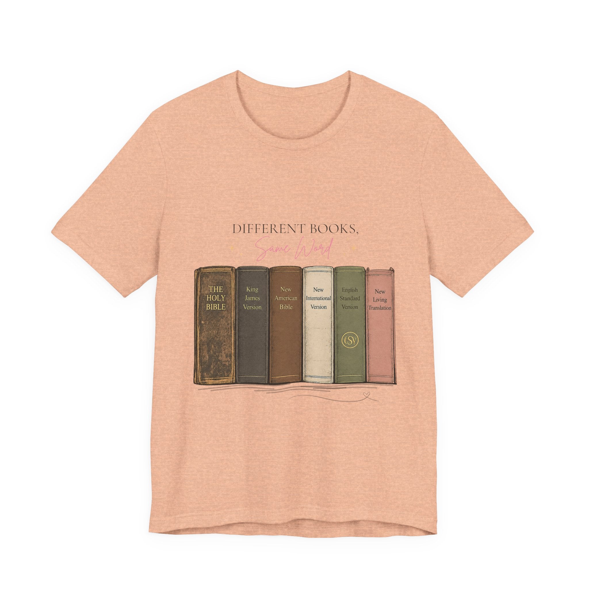Vintage Books Graphic Tee — “Different Books. Same Story.” Literary T‑Shirt for Readers